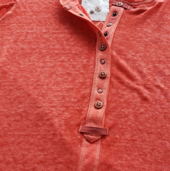 WOMEN'S FREE PEOPLE KIA TEE ORANGE SIZE MEDIUM - Picture 7 of 12